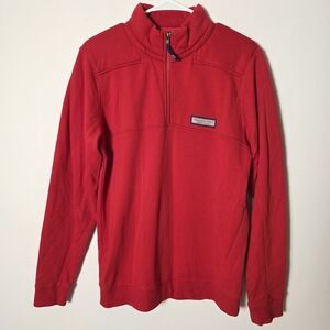 Vineyard Vines Red Quarter-Zip Sweatshirt